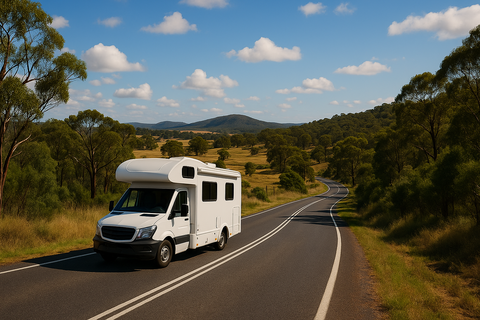 Driving a Campervan in Australia