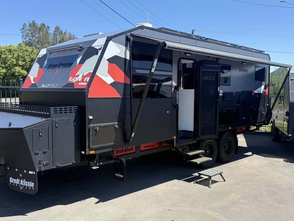 2025 great aussie caravans 216 tonka off road ally tech frame caravan